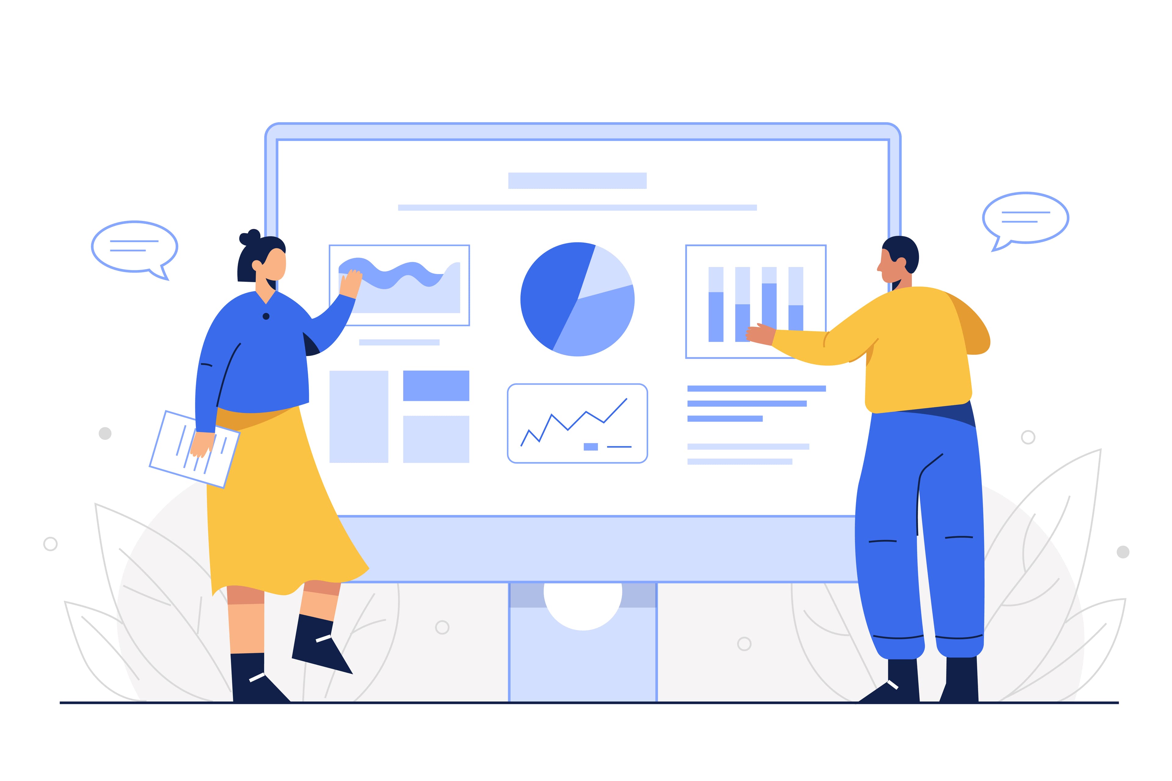 Fundokor dashboard-style illustration
